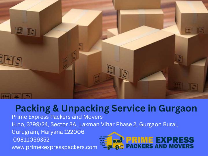 packing services in Gurugram